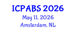 International Conference on Psychological and Behavioural Sciences (ICPABS) May 11, 2026 - Amsterdam, Netherlands