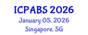 International Conference on Psychological and Behavioural Sciences (ICPABS) January 05, 2026 - Singapore, Singapore