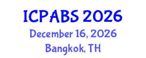 International Conference on Psychological and Behavioural Sciences (ICPABS) December 16, 2026 - Bangkok, Thailand