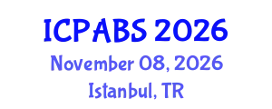 International Conference on Psychological and Behavioural Sciences (ICPABS) November 08, 2026 - Istanbul, Turkey
