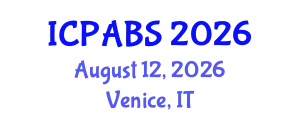 International Conference on Psychological and Behavioural Sciences (ICPABS) August 12, 2026 - Venice, Italy