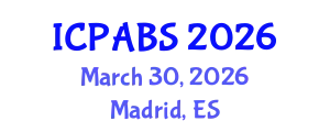 International Conference on Psychological and Behavioural Sciences (ICPABS) March 30, 2026 - Madrid, Spain