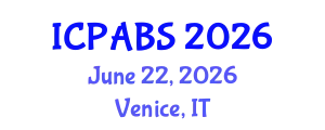International Conference on Psychological and Behavioural Sciences (ICPABS) June 22, 2026 - Venice, Italy