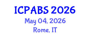 International Conference on Psychological and Behavioural Sciences (ICPABS) May 04, 2026 - Rome, Italy