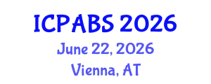 International Conference on Psychological and Behavioural Sciences (ICPABS) June 22, 2026 - Vienna, Austria