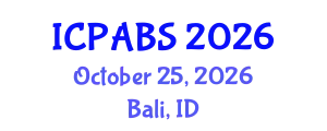 International Conference on Psychological and Behavioural Sciences (ICPABS) October 25, 2026 - Bali, Indonesia