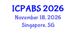 International Conference on Psychological and Behavioural Sciences (ICPABS) November 18, 2026 - Singapore, Singapore