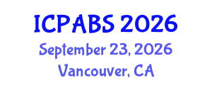 International Conference on Psychological and Behavioural Sciences (ICPABS) September 23, 2026 - Vancouver, Canada