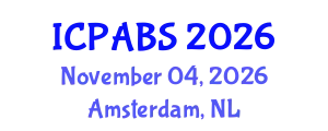 International Conference on Psychological and Behavioural Sciences (ICPABS) November 04, 2026 - Amsterdam, Netherlands