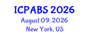 International Conference on Psychological and Behavioural Sciences (ICPABS) August 09, 2026 - New York, United States