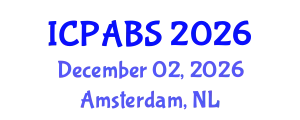 International Conference on Psychological and Behavioural Sciences (ICPABS) December 02, 2026 - Amsterdam, Netherlands