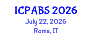 International Conference on Psychological and Behavioural Sciences (ICPABS) July 22, 2026 - Rome, Italy