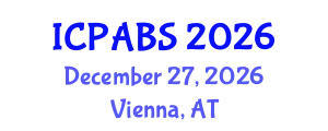International Conference on Psychological and Behavioural Sciences (ICPABS) December 27, 2026 - Vienna, Austria