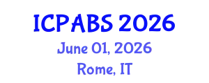 International Conference on Psychological and Behavioural Sciences (ICPABS) June 01, 2026 - Rome, Italy