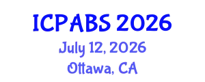 International Conference on Psychological and Behavioural Sciences (ICPABS) July 12, 2026 - Ottawa, Canada