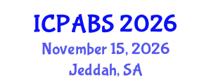 International Conference on Psychological and Behavioural Sciences (ICPABS) November 15, 2026 - Jeddah, Saudi Arabia