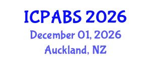 International Conference on Psychological and Behavioural Sciences (ICPABS) December 01, 2026 - Auckland, New Zealand