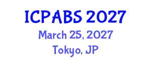 International Conference on Psychological and Behavioural Sciences (ICPABS) March 25, 2027 - Tokyo, Japan