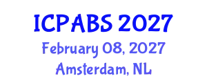 International Conference on Psychological and Behavioural Sciences (ICPABS) February 08, 2027 - Amsterdam, Netherlands