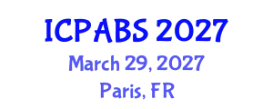 International Conference on Psychological and Behavioural Sciences (ICPABS) March 29, 2027 - Paris, France