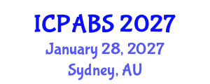 International Conference on Psychological and Behavioural Sciences (ICPABS) January 28, 2027 - Sydney, Australia