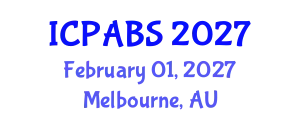 International Conference on Psychological and Behavioural Sciences (ICPABS) February 01, 2027 - Melbourne, Australia