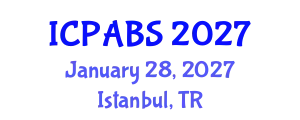 International Conference on Psychological and Behavioural Sciences (ICPABS) January 28, 2027 - Istanbul, Turkey