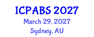 International Conference on Psychological and Behavioural Sciences (ICPABS) March 29, 2027 - Sydney, Australia