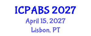 International Conference on Psychological and Behavioural Sciences (ICPABS) April 15, 2027 - Lisbon, Portugal