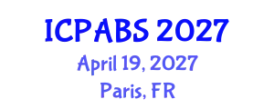 International Conference on Psychological and Behavioural Sciences (ICPABS) April 19, 2027 - Paris, France