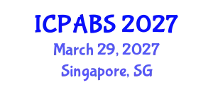 International Conference on Psychological and Behavioural Sciences (ICPABS) March 29, 2027 - Singapore, Singapore