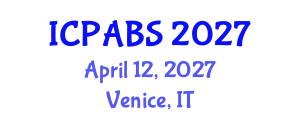 International Conference on Psychological and Behavioural Sciences (ICPABS) April 12, 2027 - Venice, Italy