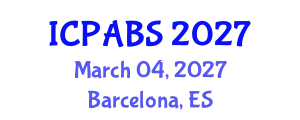 International Conference on Psychological and Behavioural Sciences (ICPABS) March 04, 2027 - Barcelona, Spain