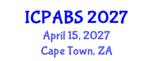 International Conference on Psychological and Behavioural Sciences (ICPABS) April 15, 2027 - Cape Town, South Africa