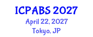 International Conference on Psychological and Behavioural Sciences (ICPABS) April 22, 2027 - Tokyo, Japan