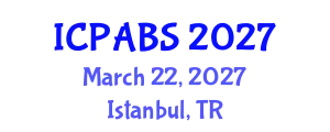 International Conference on Psychological and Behavioural Sciences (ICPABS) March 22, 2027 - Istanbul, Turkey