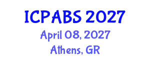 International Conference on Psychological and Behavioural Sciences (ICPABS) April 08, 2027 - Athens, Greece