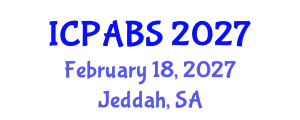 International Conference on Psychological and Behavioural Sciences (ICPABS) February 18, 2027 - Jeddah, Saudi Arabia