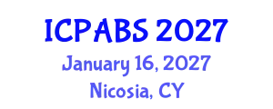 International Conference on Psychological and Behavioural Sciences (ICPABS) January 16, 2027 - Nicosia, Cyprus