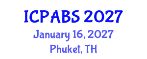 International Conference on Psychological and Behavioural Sciences (ICPABS) January 16, 2027 - Phuket, Thailand
