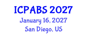 International Conference on Psychological and Behavioural Sciences (ICPABS) January 16, 2027 - San Diego, United States