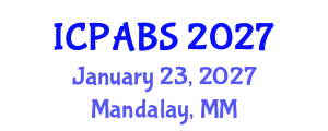 International Conference on Psychological and Behavioural Sciences (ICPABS) January 23, 2027 - Mandalay, Myanmar