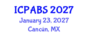 International Conference on Psychological and Behavioural Sciences (ICPABS) January 23, 2027 - Cancún, Mexico