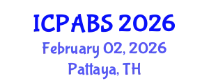 International Conference on Psychological and Behavioural Sciences (ICPABS) February 02, 2026 - Pattaya, Thailand