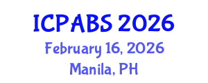 International Conference on Psychological and Behavioural Sciences (ICPABS) February 16, 2026 - Manila, Philippines