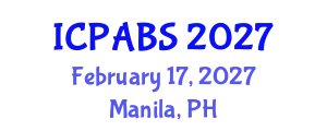 International Conference on Psychological and Behavioural Sciences (ICPABS) February 17, 2027 - Manila, Philippines