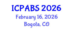 International Conference on Psychological and Behavioural Sciences (ICPABS) February 16, 2026 - Bogota, Colombia