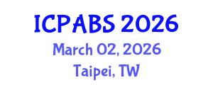 International Conference on Psychological and Behavioural Sciences (ICPABS) March 02, 2026 - Taipei, Taiwan