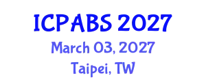 International Conference on Psychological and Behavioural Sciences (ICPABS) March 03, 2027 - Taipei, Taiwan