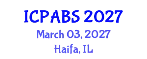International Conference on Psychological and Behavioural Sciences (ICPABS) March 03, 2027 - Haifa, Israel